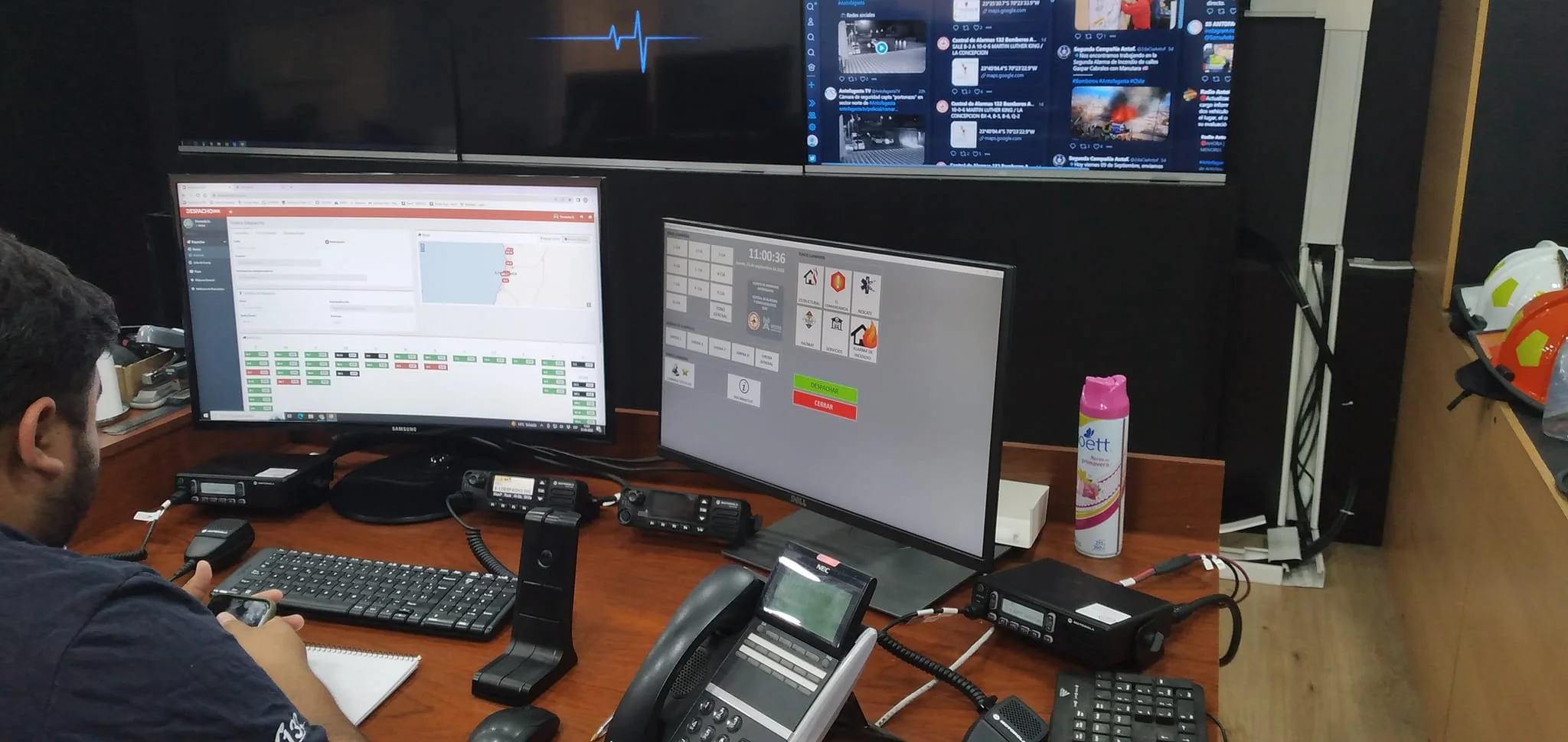 Instalación de equipos de radiocomunicación